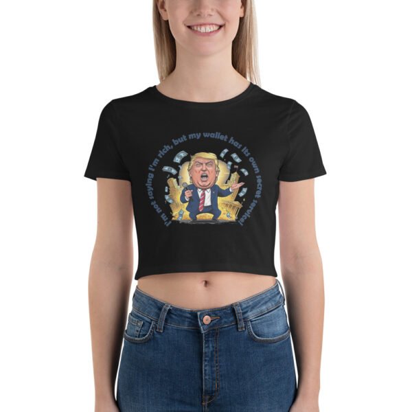 Women’s Crop Tee-Trump Humor