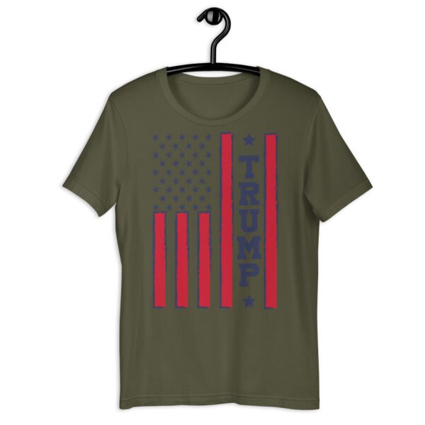 Vertical Flag Trump Blue Unisex t-shirt - Image 6