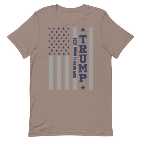 Trump Vertical Flag Back the Blue Unisex t-shirt - Image 7