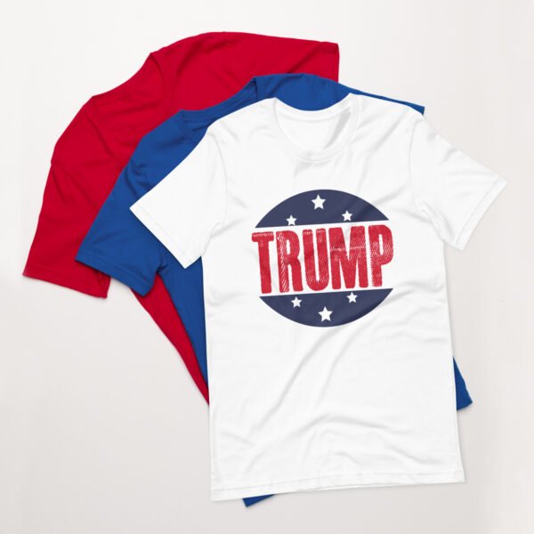 Trump irel Red Letter Blue Edge Unisex t-shirt